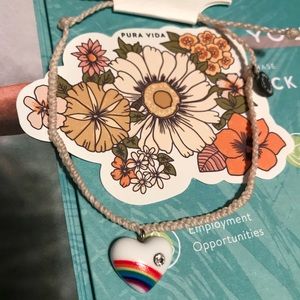 SOLD! Pura Vida Vintage Heart Bracelet!